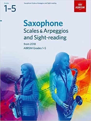 Saxophone Scales & Arpeggios and Sight-Reading, ABRSM Grades 1-5: from 2018