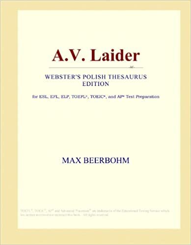 okumak A.V. Laider (Webster&#39;s Polish Thesaurus Edition)