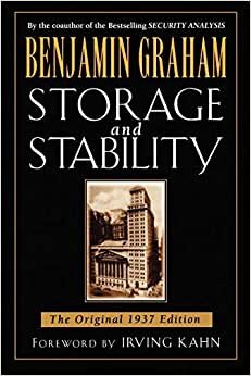 Storage and Stability: The Original 1937 Edition