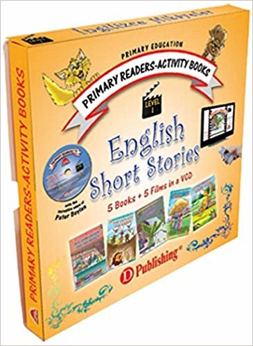 okumak Primary Readers - Activity Book English Short Stories Level 1: 5 Books + 5 Films in a VCD