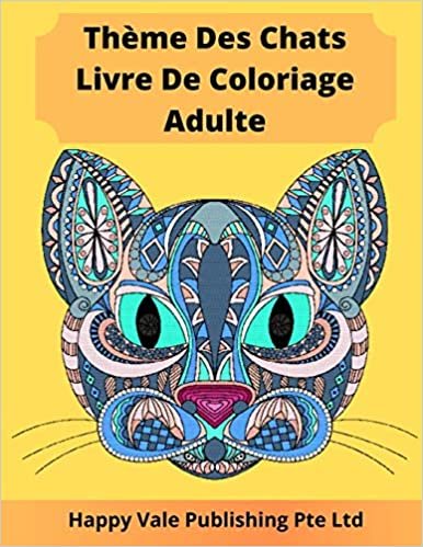 okumak Thème Des Chats Livre De Coloriage Adulte
