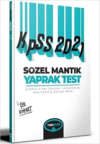 okumak Yediiklim 2021 KPSS Sözel Mantık Çek Kopart Yaprak Test