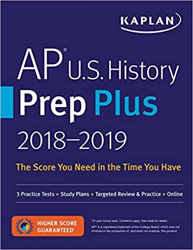 okumak AP U.S. History Prep Plus 2018-2019: 3 Practice Tests + Study Plans + Targeted Review &amp; Practice + Online (Kaplan Test Prep)