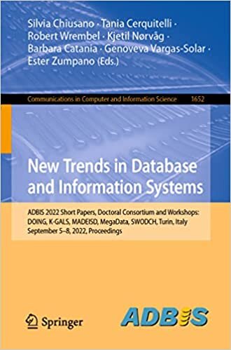 New Trends in Database and Information Systems: ADBIS 2022 Short Papers, Doctoral Consortium and Workshops: DOING, K-GALS, MADEISD, MegaData, SWODCH, Turin, Italy, September 5-8, 2022, Proceedings