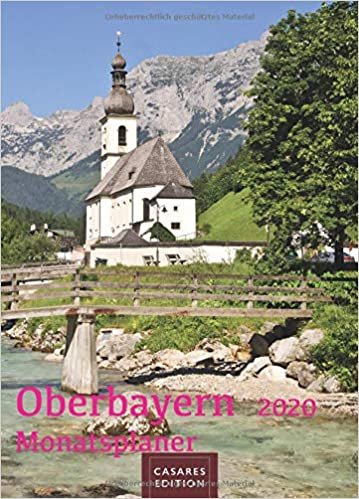 okumak Schawe, H: Oberbayern Monatsplaner 2020 30x42cm