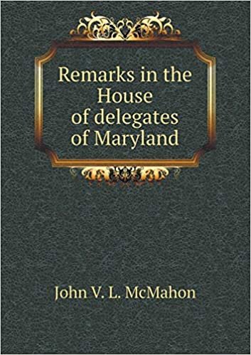 okumak Remarks in the House of delegates of Maryland