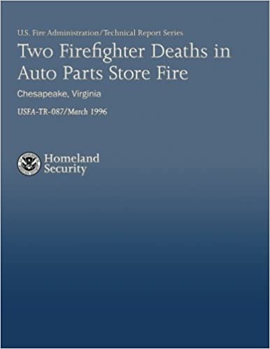 okumak Two Firefighter Deaths in Auto Parts Store Fire- Chesapeake, ia (U.S. Fire Administration Technical Report 087, Band 87)