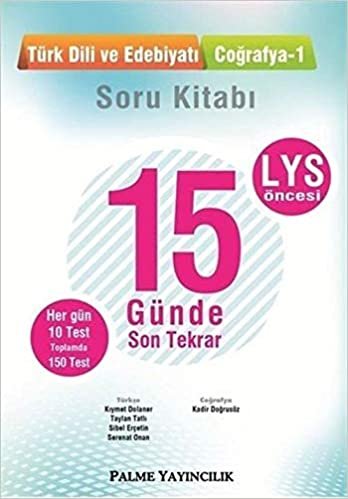 okumak LYS Öncesi Türk Dili ve Edebiyatı Coğrafya-1 15 Günde Son Tekrar Soru Kitabı