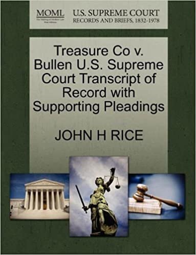 okumak Treasure Co v. Bullen U.S. Supreme Court Transcript of Record with Supporting Pleadings