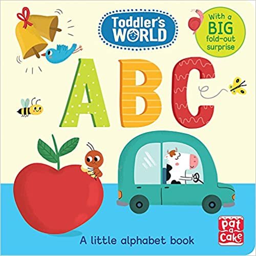 okumak Toddler&#39;s World: ABC: A little alphabet board book with a fold-out surprise