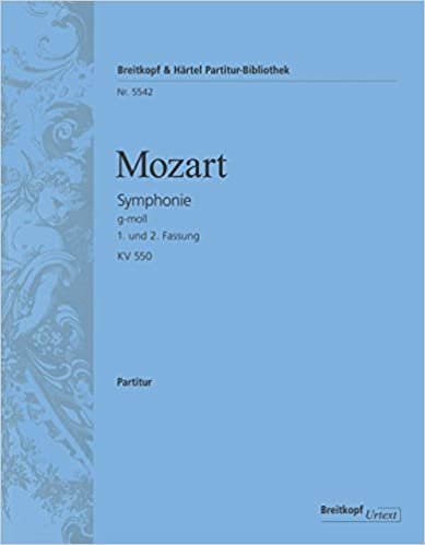 okumak Symphonie G-Moll KV 550, 1. Und 2. Fassung Orchestre