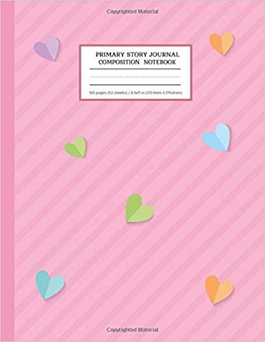 okumak Primary Composition Notebook Story Paper Journal: Dotted Midline and Picture Space | Grades k-2 Composition School Exercise Book | Draw and Write ... Practice Paper Story Journal For Boys