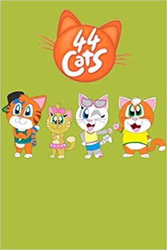 okumak 44 Cats: wide ruled journal for writing, note taking, diary entry, for girls boys kids s students teachers women and adults school exercise ... to do list notebook - (6x9 - 100 pages)