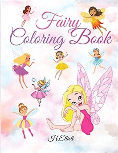 okumak Fairy Coloring Book: Magical Fairies Coloring Book For Kids With One Ilustration Per Page, Fun And Original Paperback