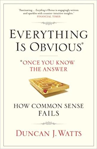 okumak Everything is Obvious: Why Common Sense is Nonsense