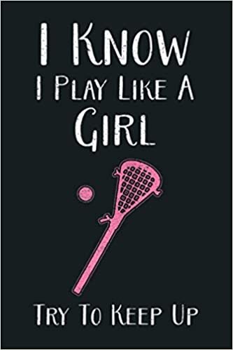 okumak I Know I Play Like A Girl Try To Keep Up Lacrosse: Notebook Planner - 6x9 inch Daily Planner Journal, To Do List Notebook, Daily Organizer, 114 Pages