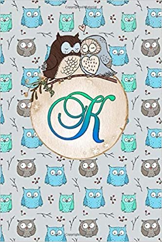 okumak Two owl lovers : Owl Always Love You Notebook Journal Initial Letter K Monogram: Initial Letter K Monogram Lined Notebook / Journal Gift, 100 Pages, 6x9, Soft Cover, Matte Finish