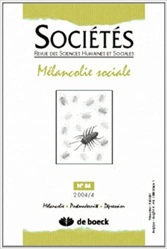 okumak Societes 20044 - N.86 Melancolie Sociale