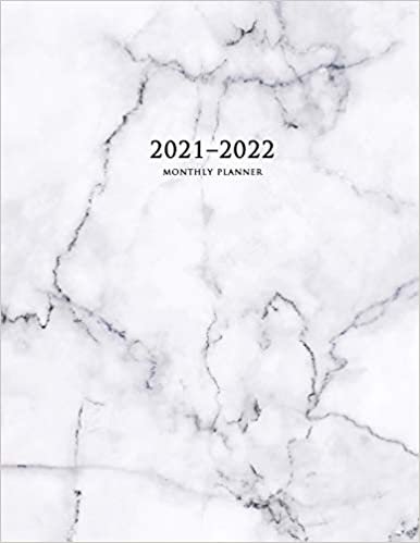 okumak 2021-2022 Monthly Planner: Large Two Year Planner with Marble Cover (Volume 5)