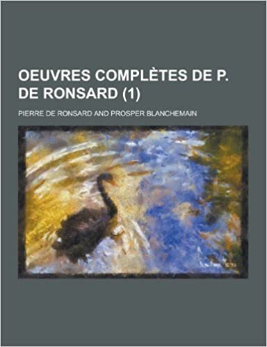 Oeuvres Completes de P. de Ronsard (1)