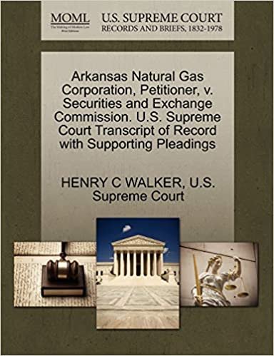 okumak Arkansas Natural Gas Corporation, Petitioner, v. Securities and Exchange Commission. U.S. Supreme Court Transcript of Record with Supporting Pleadings