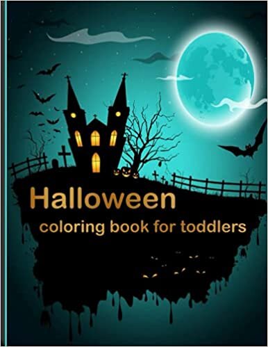 okumak Halloween coloring book for toddlers: 100 Scary coloring pages filled with monsters, witches, pumpkin, haunted house and more for hours of fun and relaxation.