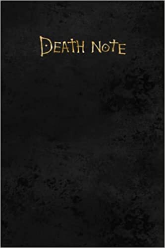 okumak Death Note Notebook Golden Edition: Black Paper (Death Note) Themed Notebook With Glamorous Golden Lines For Cosplay and Anime Fans, 6X9 Inches, 100 Papers.
