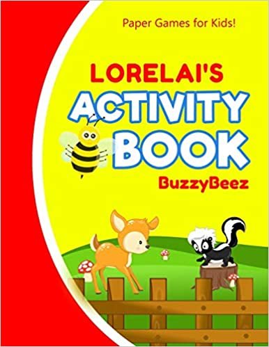 okumak Lorelai&#39;s Activity Book: 100 + Pages of Fun Activities | Ready to Play Paper Games + Storybook Pages for Kids Age 3+ | Hangman, Tic Tac Toe, Four in a ... Letter L | Hours of Road Trip Entertainment