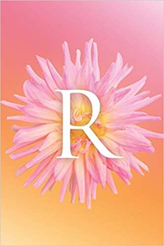 okumak R: Modern, stylish, decorative and simple floral capital letter monogram ruled notebook, pretty, cute and suitable for all: men, women, girls &amp; boys. ... learning. 100 lined pages 6 x 9 handy size.