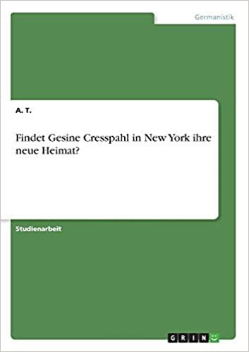 okumak Findet Gesine Cresspahl in New York ihre neue Heimat?
