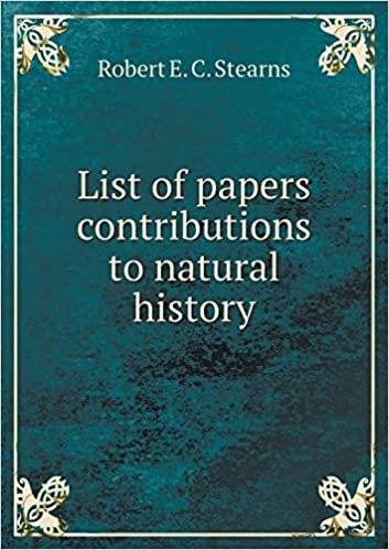 okumak List of papers contributions to natural history