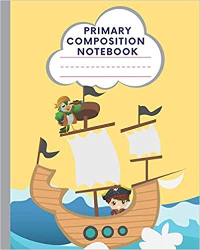 okumak Primary Composition Notebook: Pirates Handwriting Practice Exercise Book for Grades / Levels K-2nd for Pirates Lovers (Notebooks Journals Sketchbooks for Kids, Band 8)
