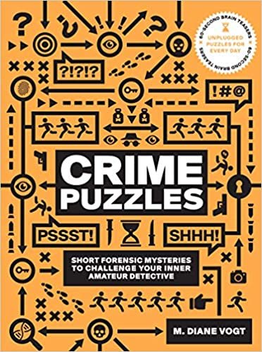 okumak 60-Second Brain Teasers Crime Puzzles: Short Forensic Mysteries to Challenge Your Inner Amateur Detective (Puzzle Books)