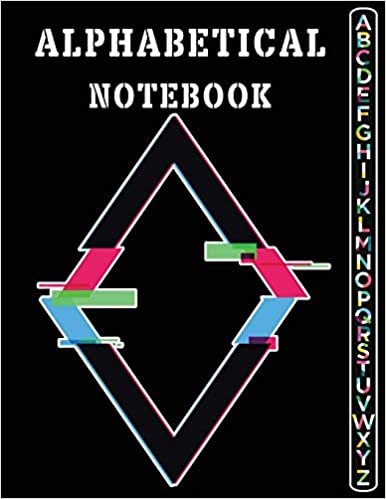 okumak Alphabetical Notebook: Lined-Journal Organizer with Alphabetical Tabs Printed, Alphabetically Tabbed Notebook