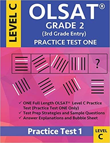 okumak OLSAT Grade 2 (3rd Grade Entry) Level C: Practice Test One Gifted and Talented Prep Grade 2 for Otis Lennon School Ability Test