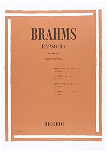 okumak 6 Pezzi Op. 119: N. 4 Rapsodia in Mi Bem. Piano