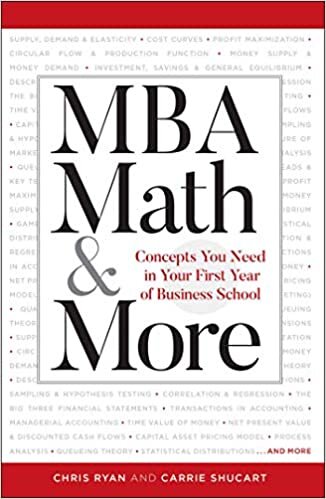 okumak MBA Math &amp; More: Concepts You Need in First Year Business School