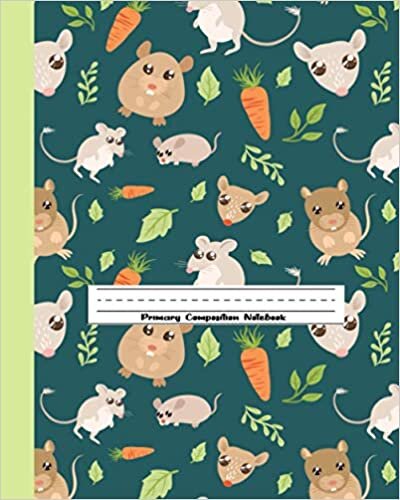 okumak primary composition notebook: Composition Journal Kindergarten, Grades K-2: For Kids Ages 2-8… (Baby mouse cover) Volume 89