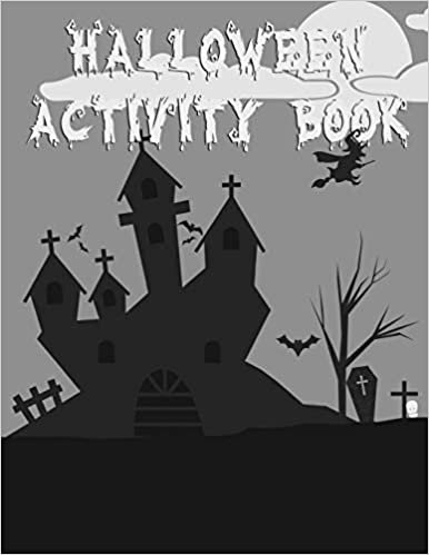 okumak Halloween Activity Book: 8.5&quot; X 11&quot; Notebook College Ruled Line Paper