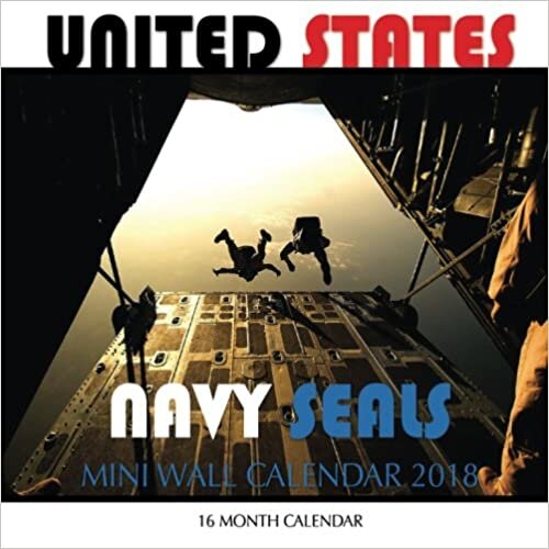 okumak United States Navy Seals Mini Wall Calendar 2018: 16 Month Calendar