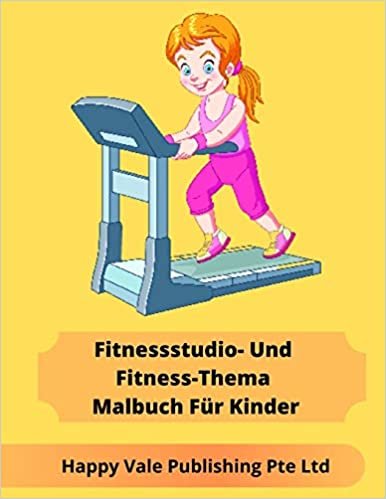 okumak Fitnessstudio- Und Fitness-Thema Malbuch Für Kinder