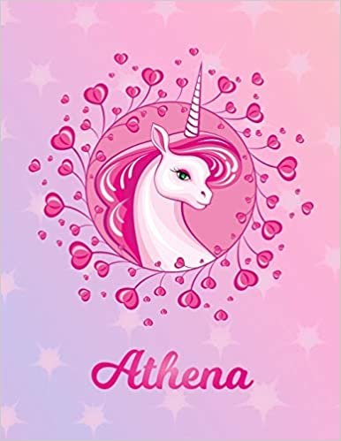 okumak Athena: Unicorn Sheet Music Note Manuscript Notebook Paper | Magical Horse Personalized Letter V Initial Custom First Name Cover | Musician Composer ... Notepad Notation Guide | Compose Write Songs