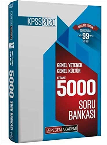okumak 2020 KPSS Genel Yetenek Genel Kültür Efsane 5000 Soru Bankası