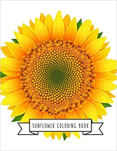okumak Sunflower Coloring Book: Sunflower Gifts for Kids 4-8, Girls or Adult Relaxation | Stress Relief Turkey lover Birthday Coloring Book Made in USA