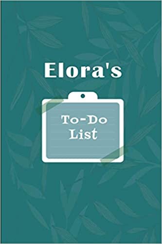 okumak Elora&#39;s To˗Do list: Checklist Notebook | Daily Planner Undated Time Management Notebook