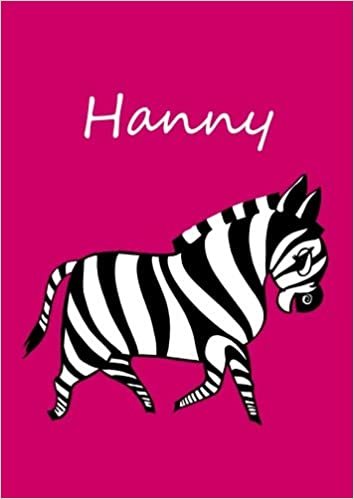 okumak Hanny: individualisiertes Malbuch / Notizbuch / Tagebuch - Zebra - A4 - blanko