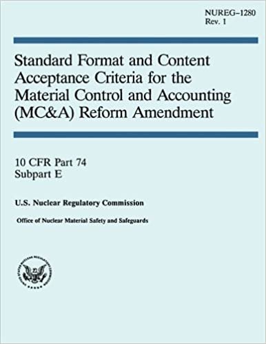 okumak Standard Format and Content Acceptance Criteria for the Material Control and Accounting Reform Amendment
