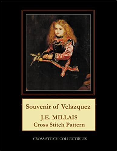 okumak Souvenir of Velazquez: J.E. Millais Cross Stitch Pattern