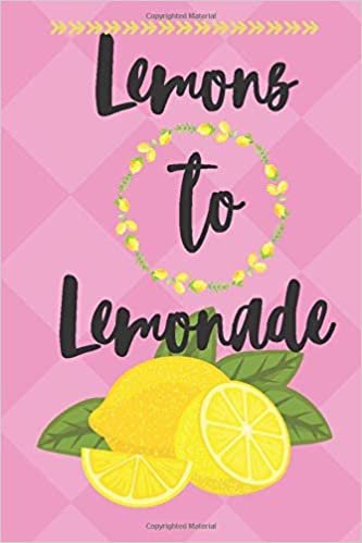 okumak Lemons To Lemonade - Writing Notebook - Dot Grid interior -100 pages - 6x9 Trim Size