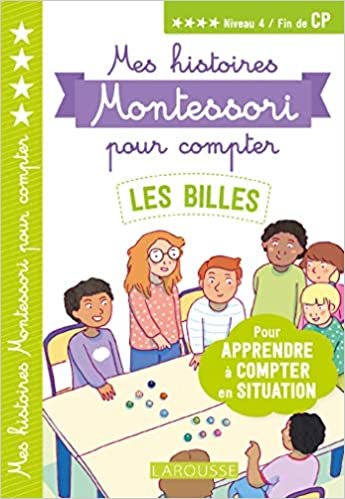 okumak Mes premières histoires Montessori à compter Les billes
